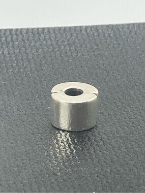 Pandora Sterling Silver 925 plain Smooth Stopper Clip Charm | #790138